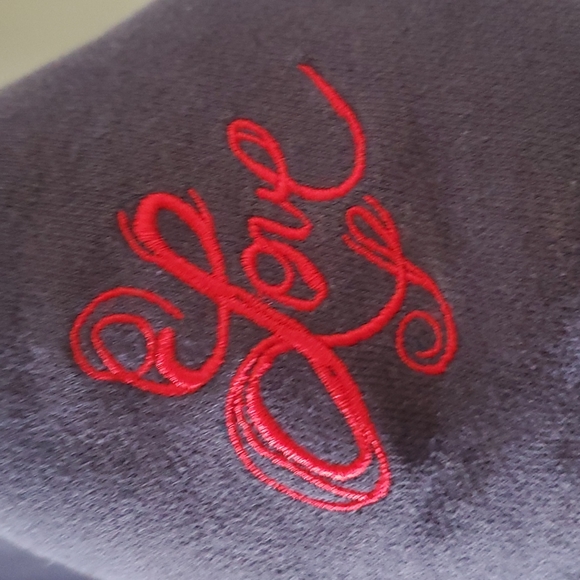 Lululemon Love Embroidered Distress Scuba Hoodie Dark Grey 8 - Picture 3 of 5